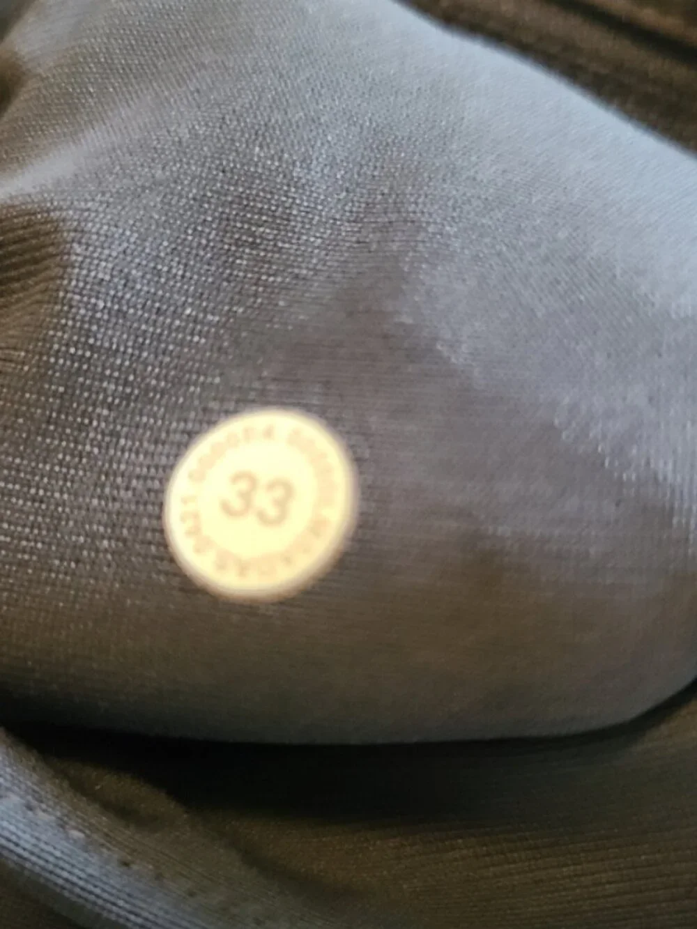 LULULEMON ABC SLIM FIT PANT 5-POCKET WARPSTREME stretch jean-style trouser sz 33